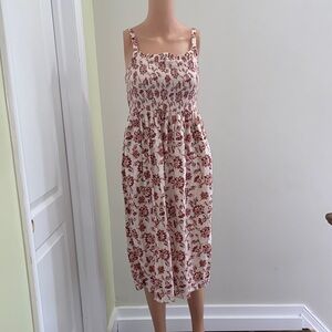 Floral Print Midi Dress